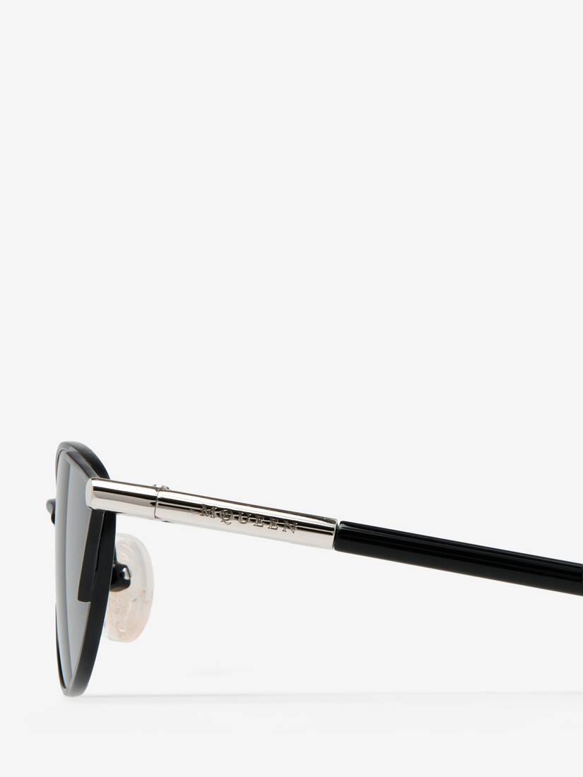 T-Bar Sleek Cat-eye Sunglasses | Alexander McQueen - image 4