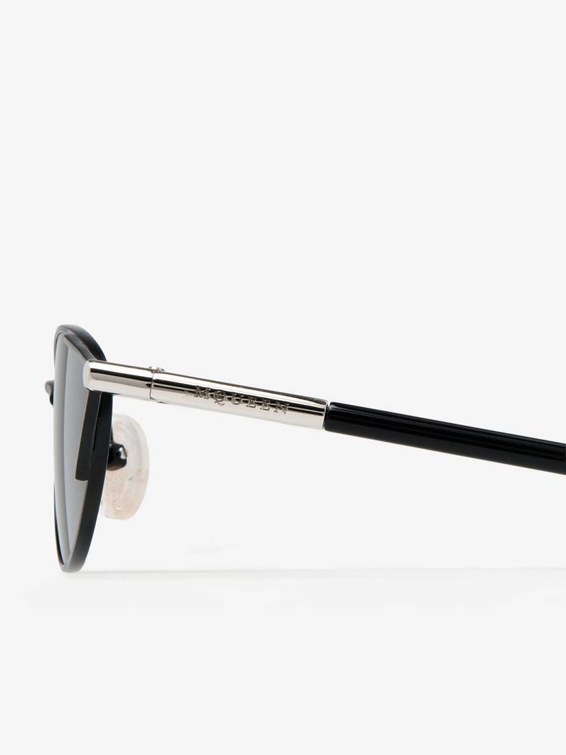 T-Bar Sleek Cat-eye Sunglasses | Alexander McQueen - image 4