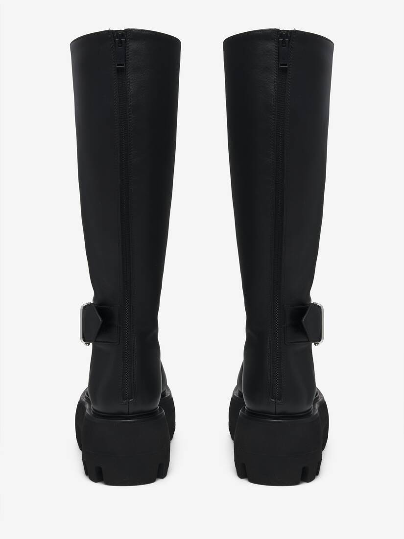 Sofa Knee-High Buckle Boot