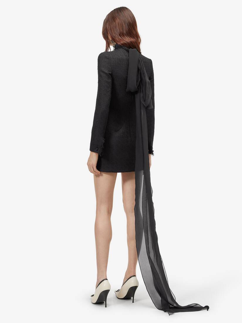 Light Tweed Evening Dress | Alexander McQueen - image 4