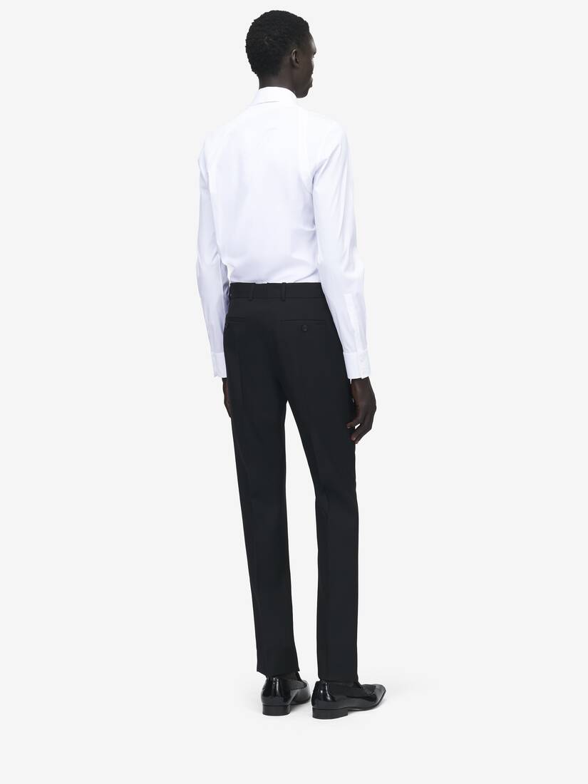 Low-waisted Cigarette Trousers