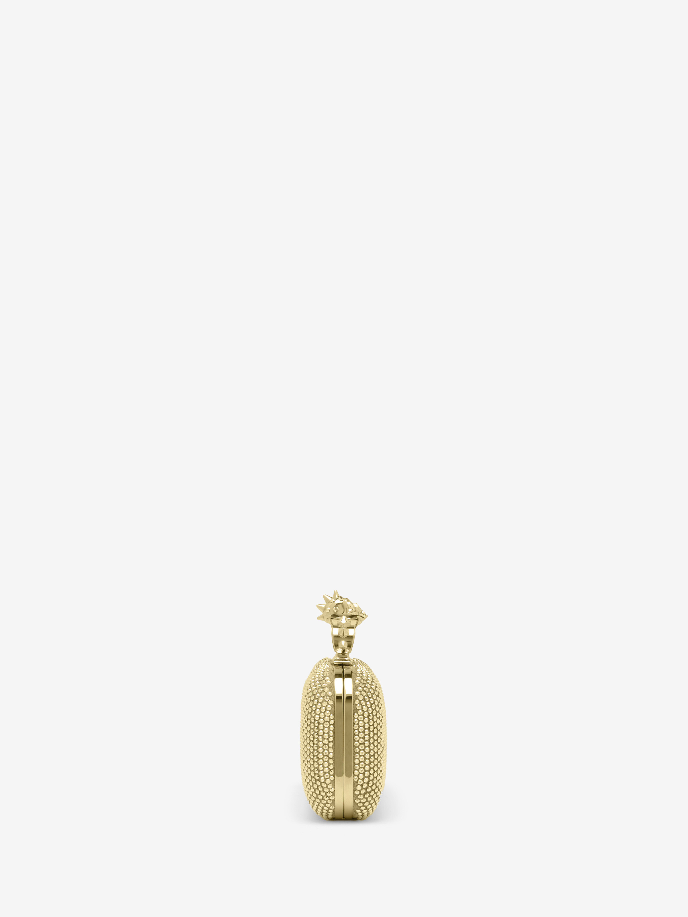 Long Knuckle Clutch für Damen in Gold-Finish in Kalb Leder | Alexander McQueen - image 3