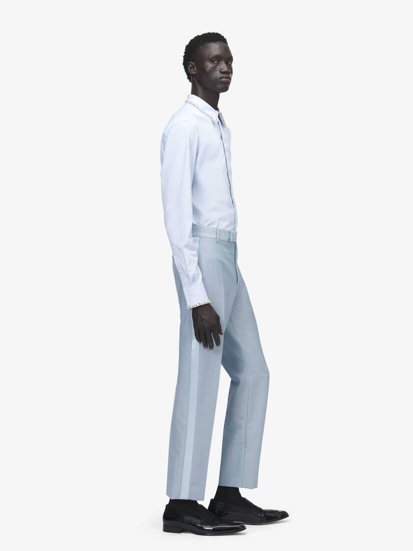 Wool Mohair Tuxedo Trousers