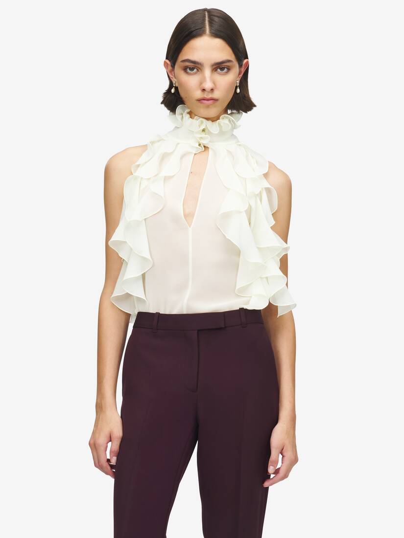 Ruffled Top | Alexander McQueen - image 5
