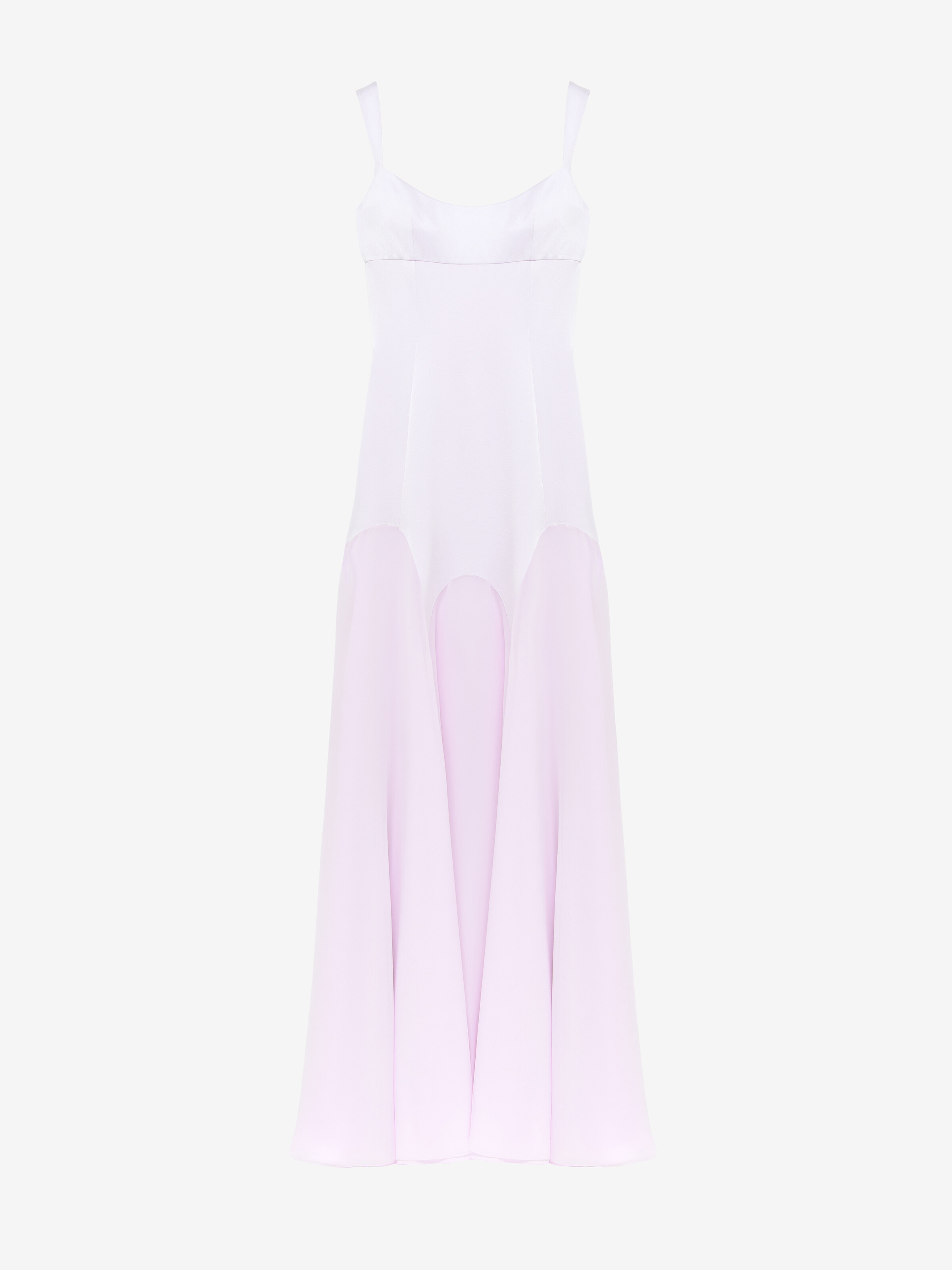 Women's Satin Evening Dress in Pink in 61% Viscose, 39% Acetate | Alexander McQueen - image 2