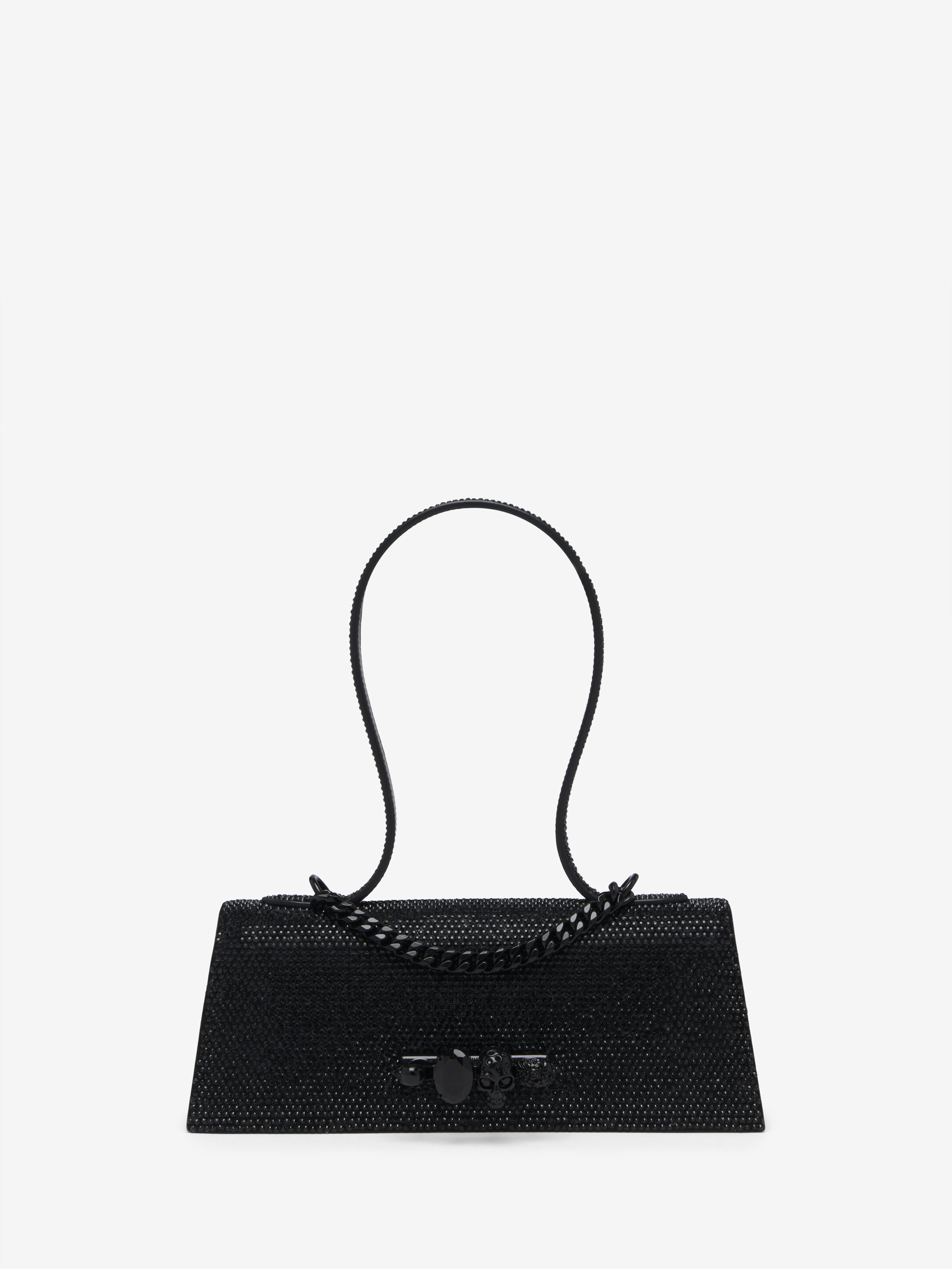 Sac à main Jewelled pour Femme en Noir in Cuir de veau | Alexander McQueen - image 1