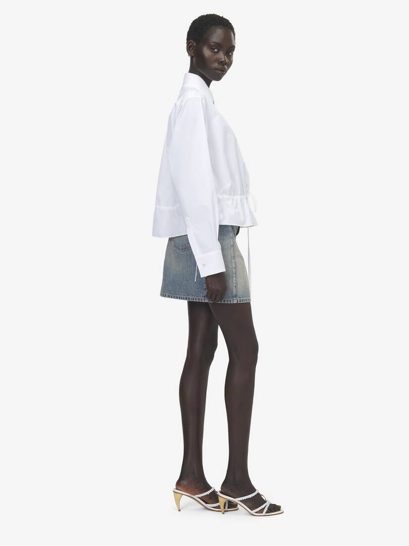 Hemd mit Kordelzug | Alexander McQueen - image 3