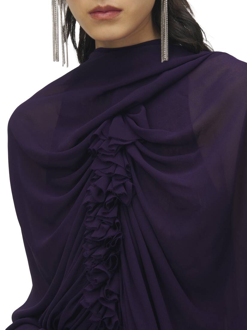 Draped Evening Dress