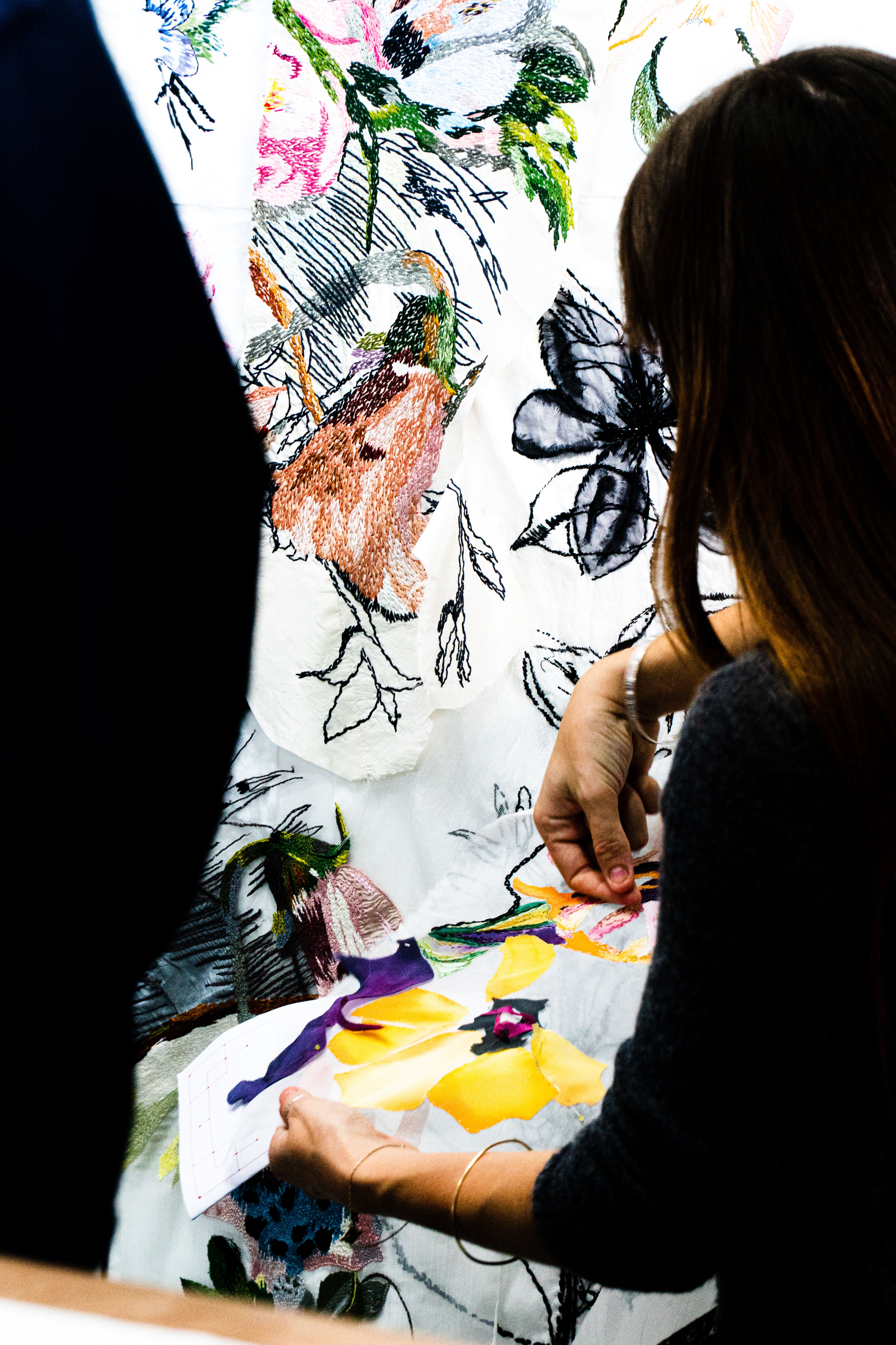 A Team Arts Education embroidery programme