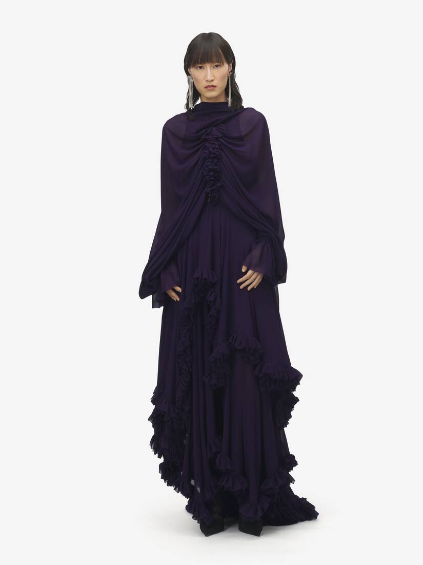 Draped Evening Dress | Alexander McQueen - image 1