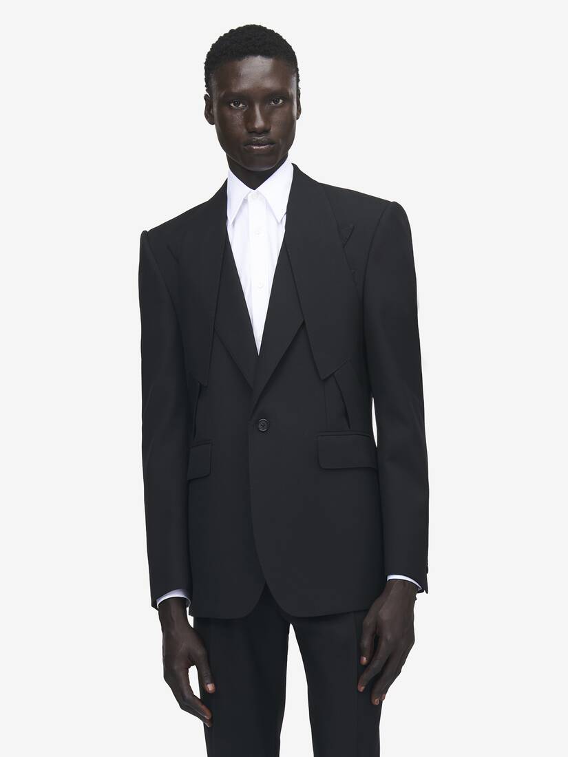 Reverse Lapel Single-breasted Jacket | Alexander McQueen - image 6