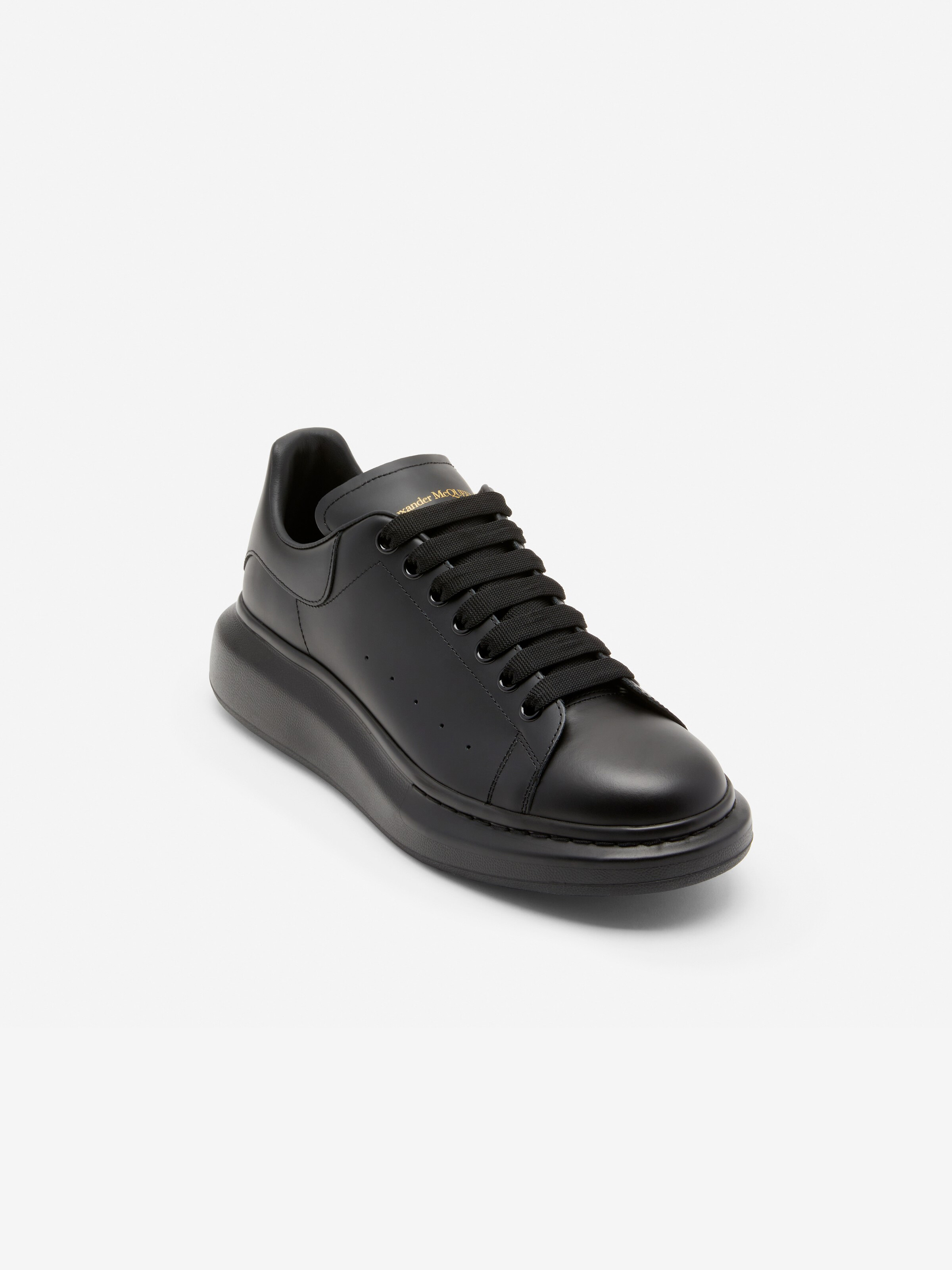 Oversized-Sneakers für Herren in Schwarz in Kalb Leder | Alexander McQueen - image 3