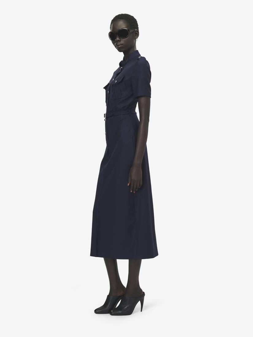 Uniform-Midikleid | Alexander McQueen - image 4
