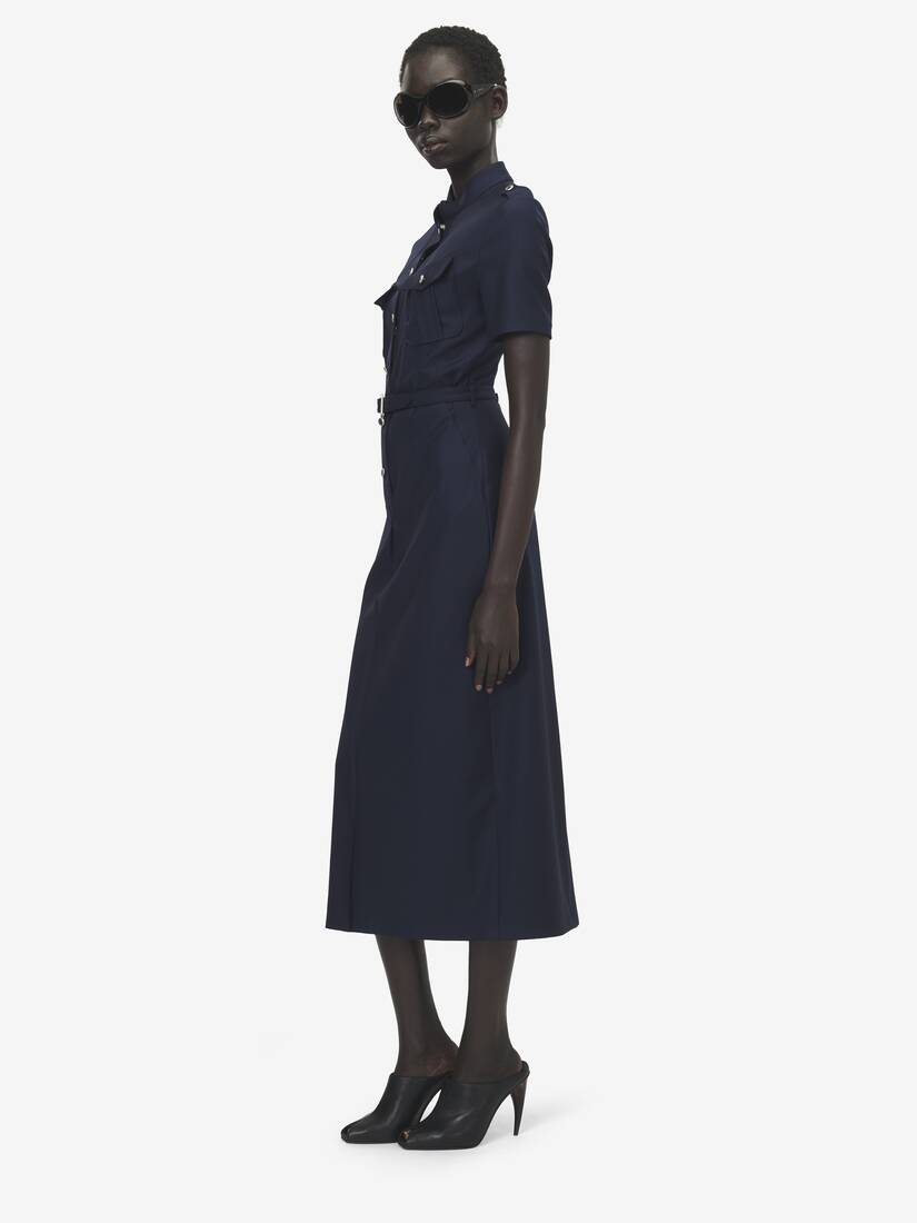 Uniform Midi Dress | Alexander McQueen - image 4