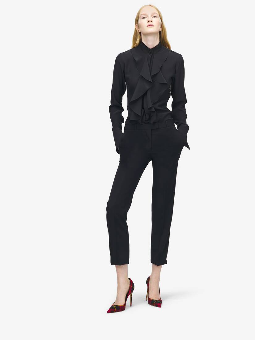 Cropped Tailored Trousers | Alexander McQueen - image 2