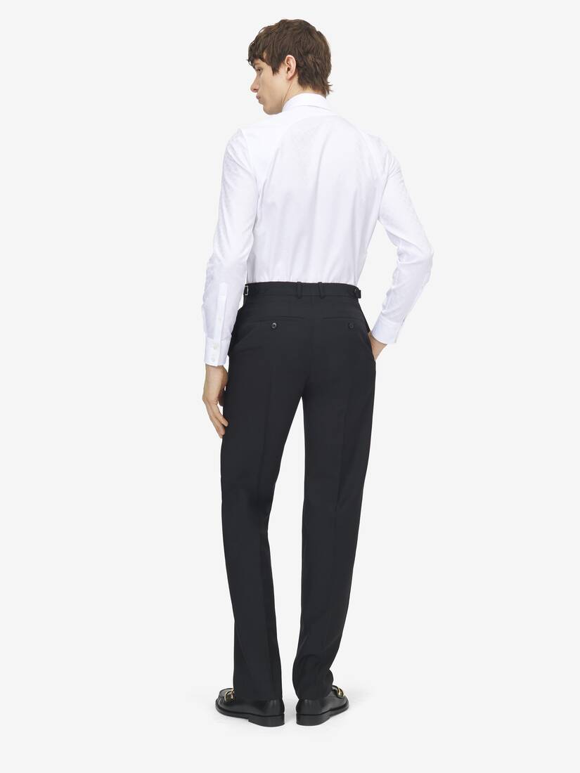 Wool Mohair Tailored Trousers | Alexander McQueen - image 4