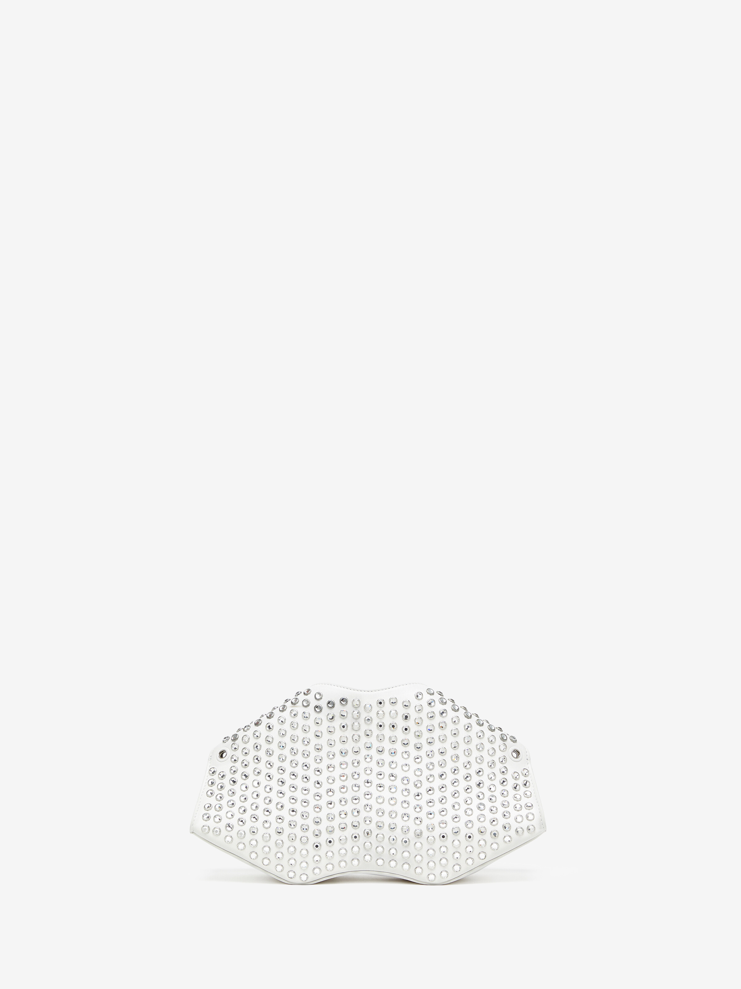 Women's Manta Clutch in White in Calf Leather | Alexander McQueen - image 4