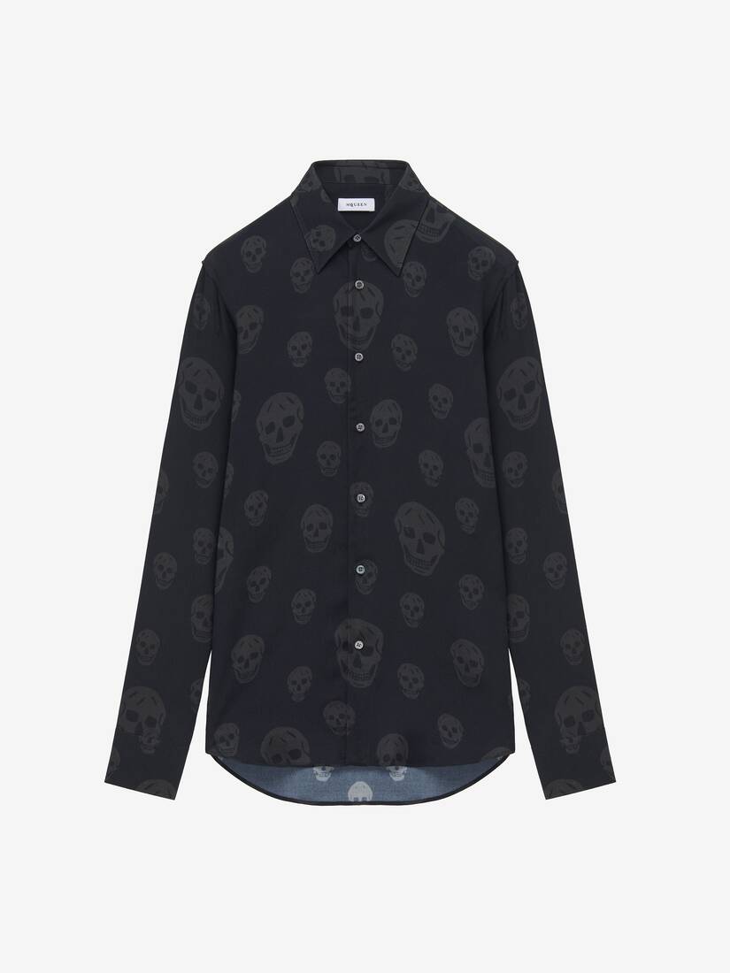Skull印花衬衫 | Alexander McQueen - image 1