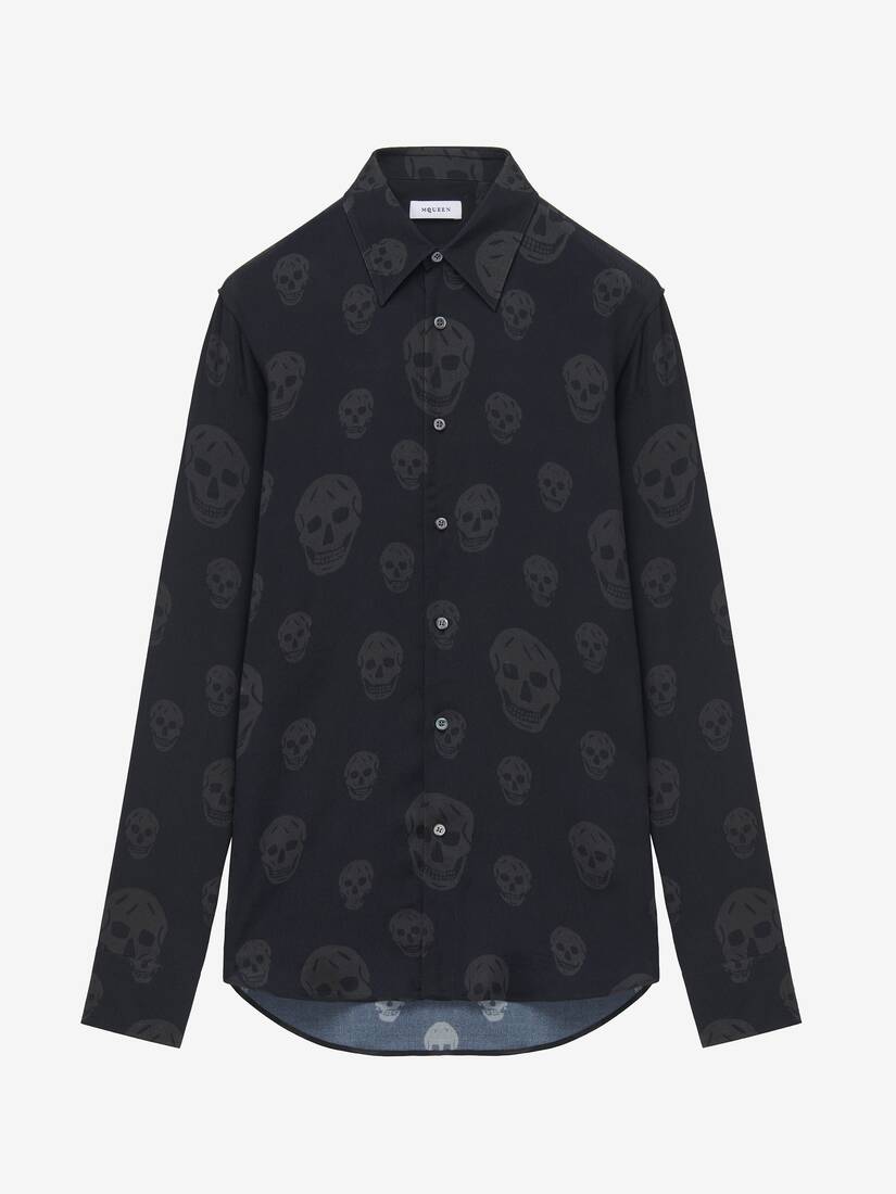 Skull Print Shirt | Alexander McQueen - image 1
