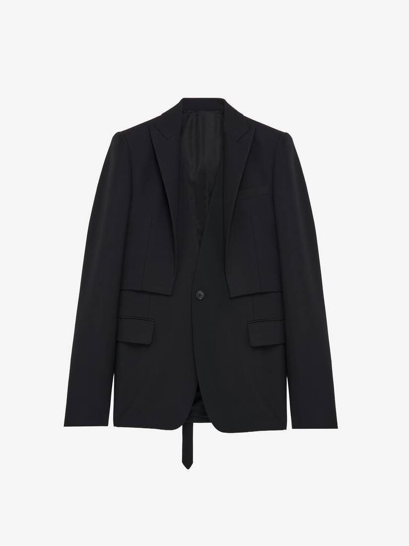 Trompe-l'œil Single-breasted Jacket | Alexander McQueen - image 1