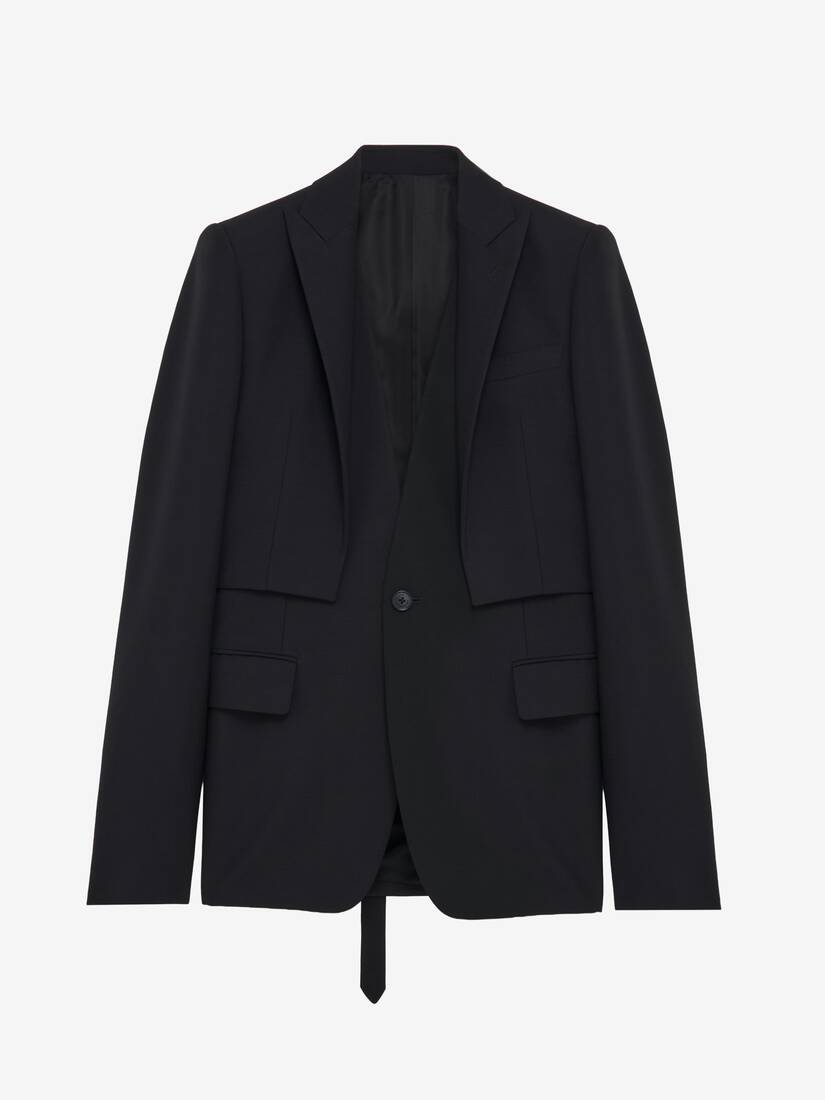 Trompe-l'œil Single-breasted Jacket | Alexander McQueen - image 1