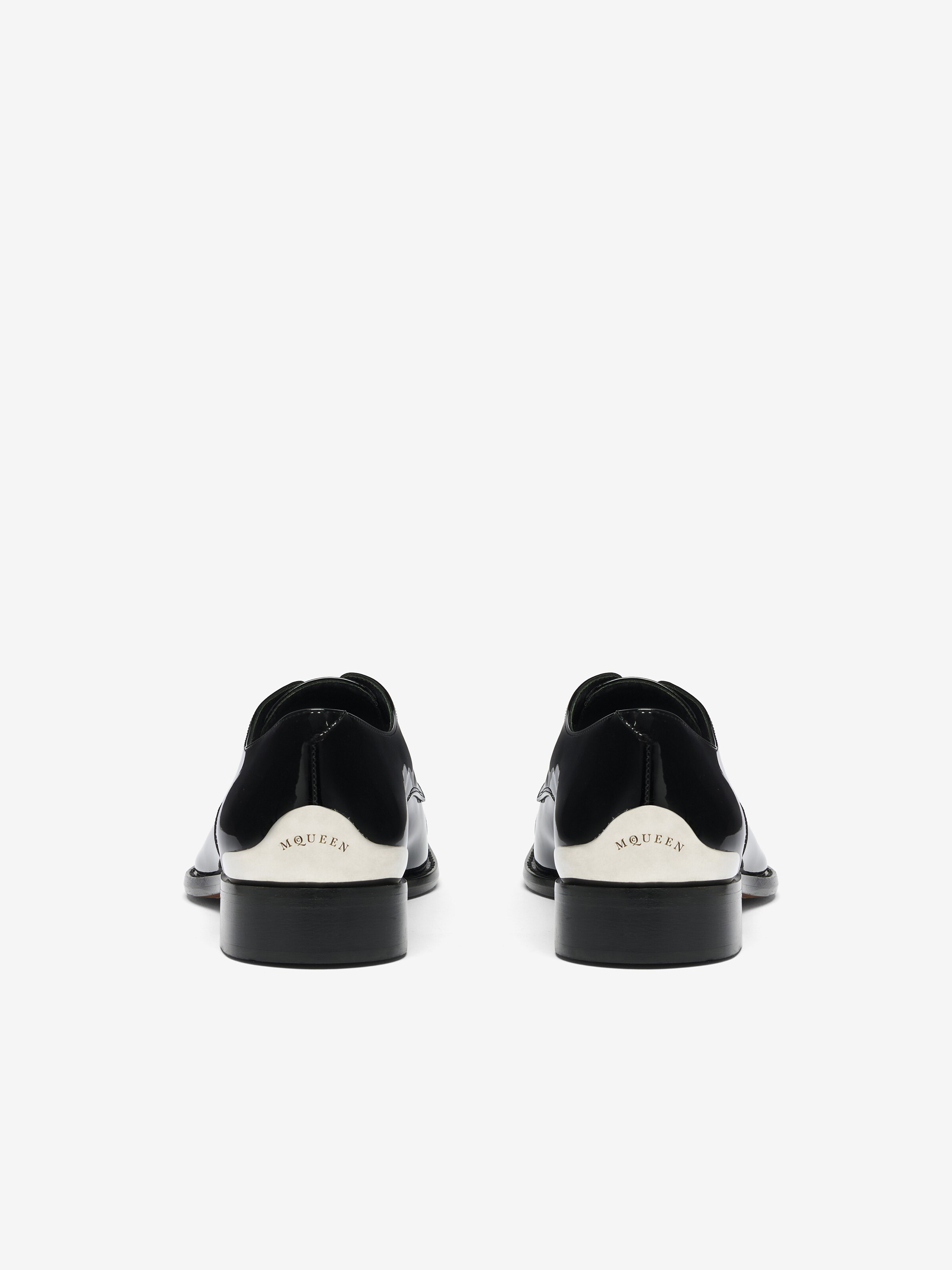 Men's Niko Derby in Black in Calf Leather | Alexander McQueen - image 4