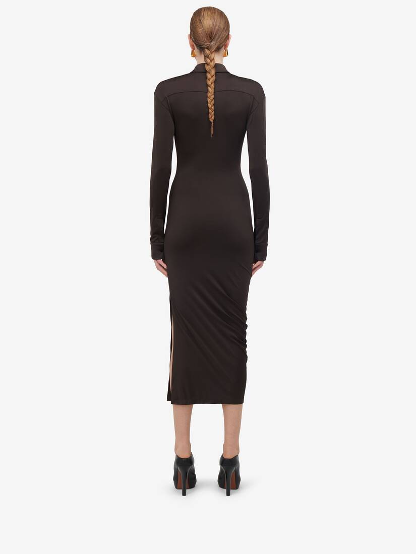 Fitted Shirt Dress | Alexander McQueen - image 4