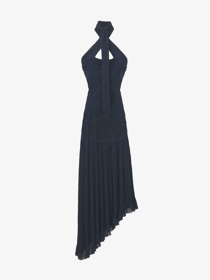 Robe froncée asymétrique | Alexander McQueen - image 1