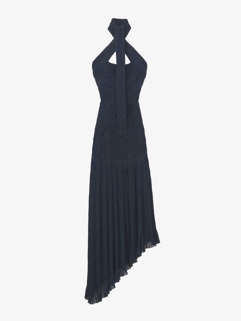 Asymmetrisches Rüschenkleid | Alexander McQueen - image 1