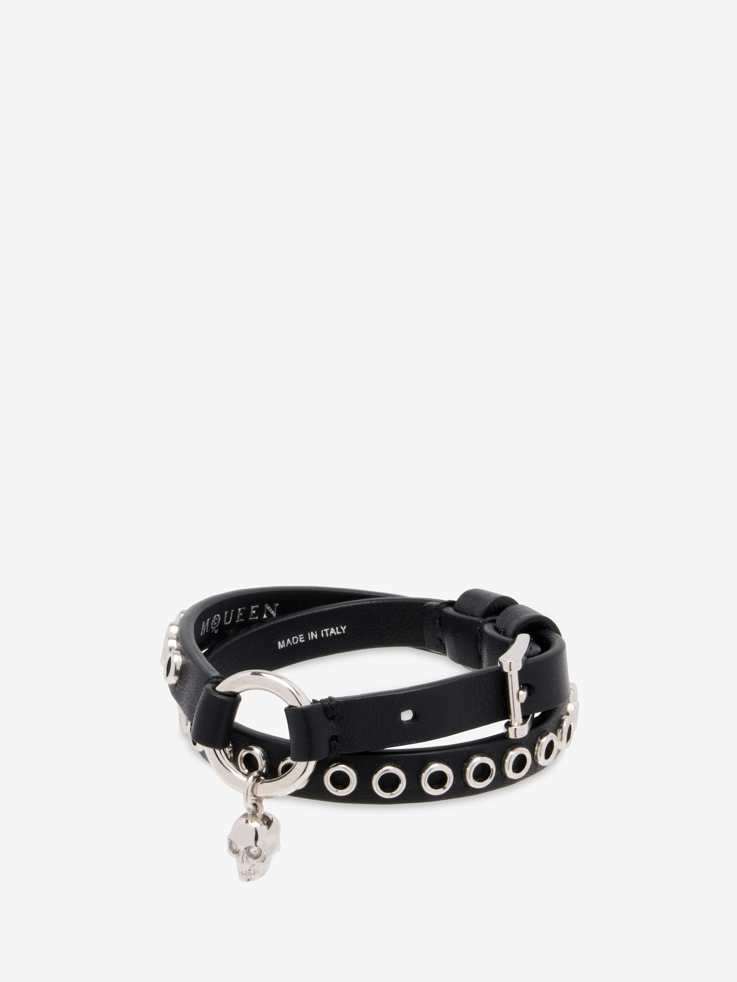 Skull Ring Double Wrap Bracelet