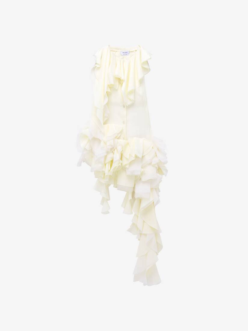Oyster Ruffle Top | Alexander McQueen - image 1