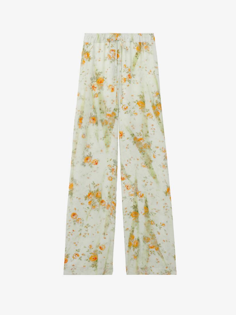Pantaloni pyjama con motivo floreale | Alexander McQueen - image 1