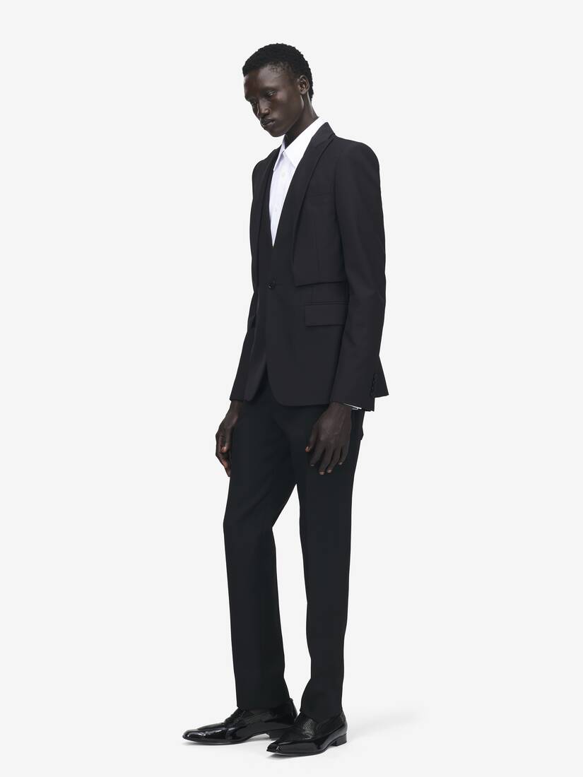 Trompe-l'œil Single-breasted Jacket