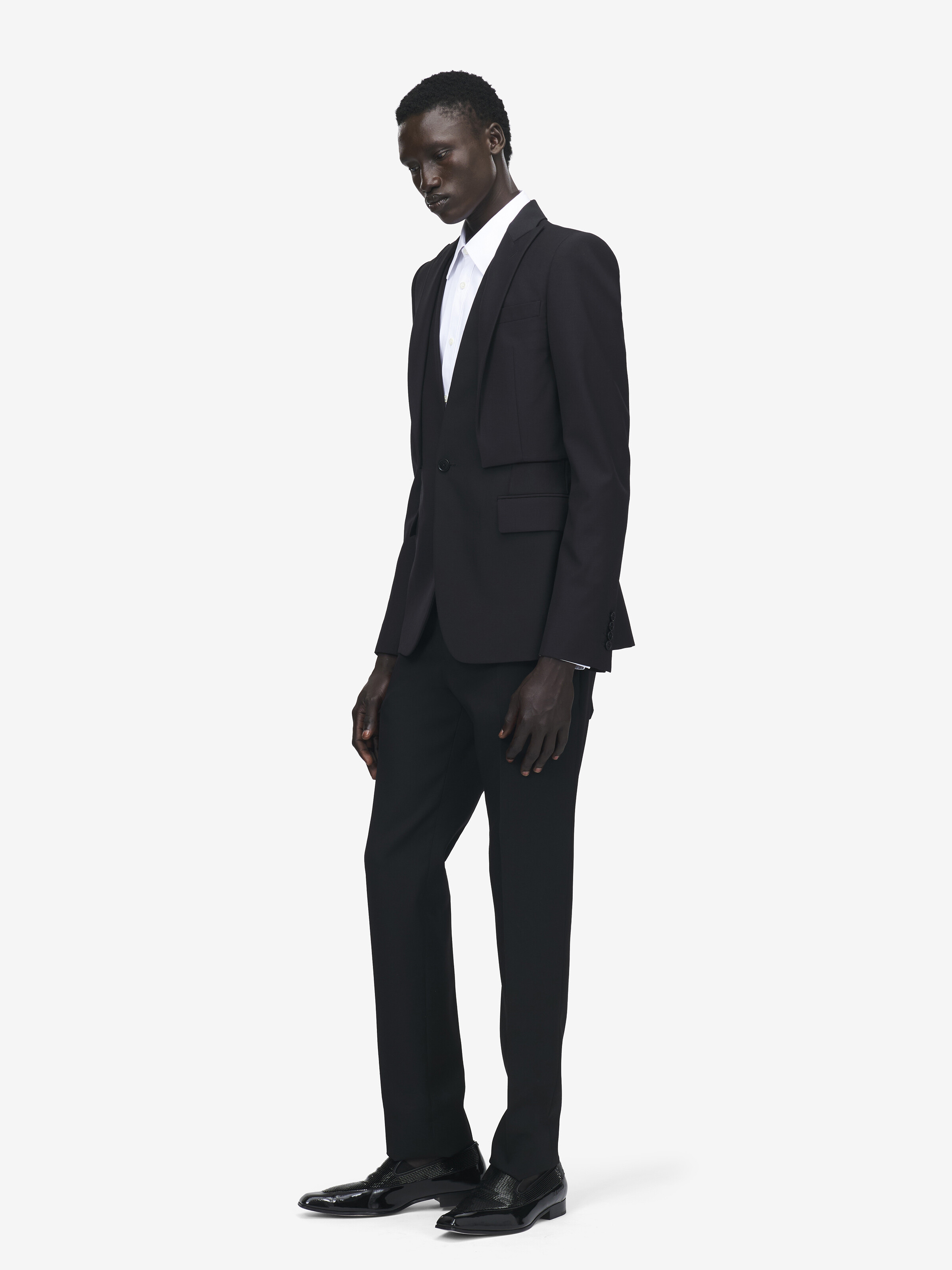 Trompe-l'œil Single-breasted Jacket