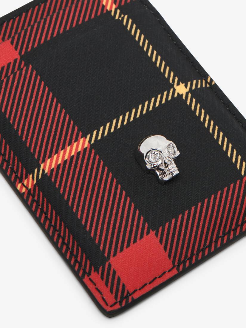 Tartan Magnetic Card Holder | Alexander McQueen - image 4
