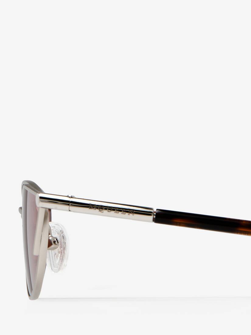 T-Bar Sleek Cat-eye Sunglasses | Alexander McQueen - image 5