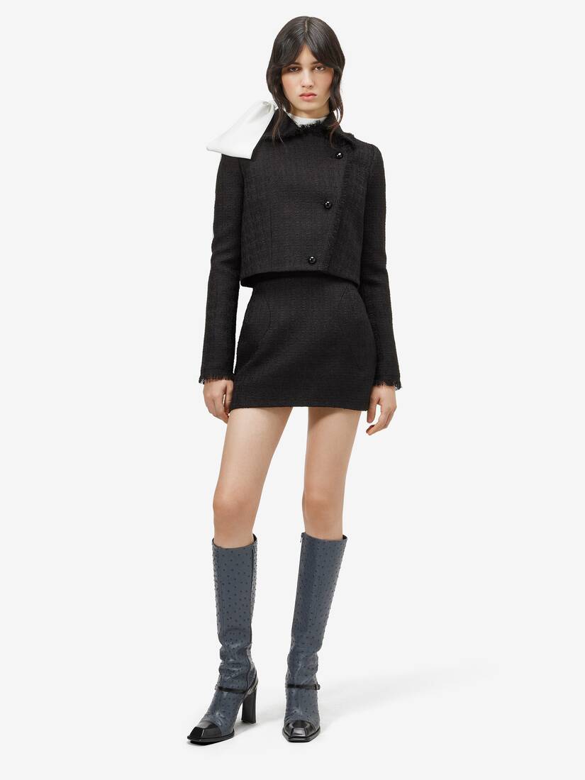 Light Tweed Mini Skirt | Alexander McQueen - image 2
