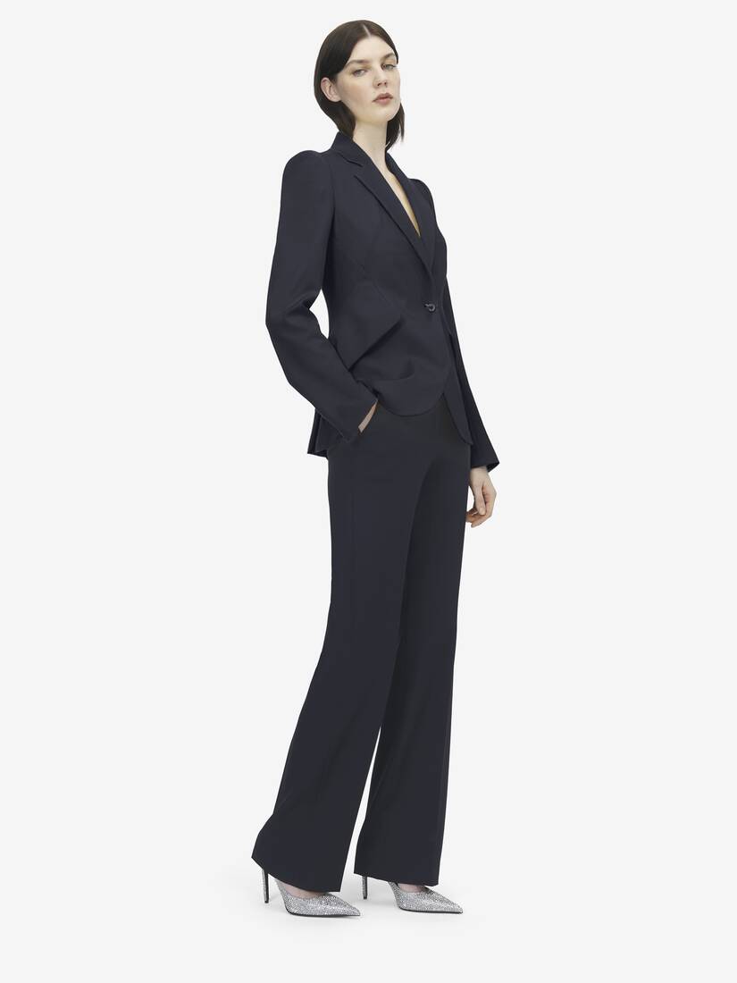 Wool Single-breasted Jacket | Alexander McQueen - image 3