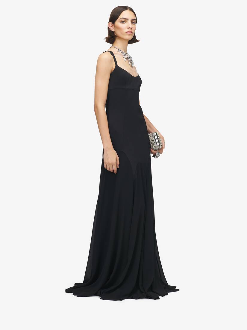 Abendkleid aus Satin