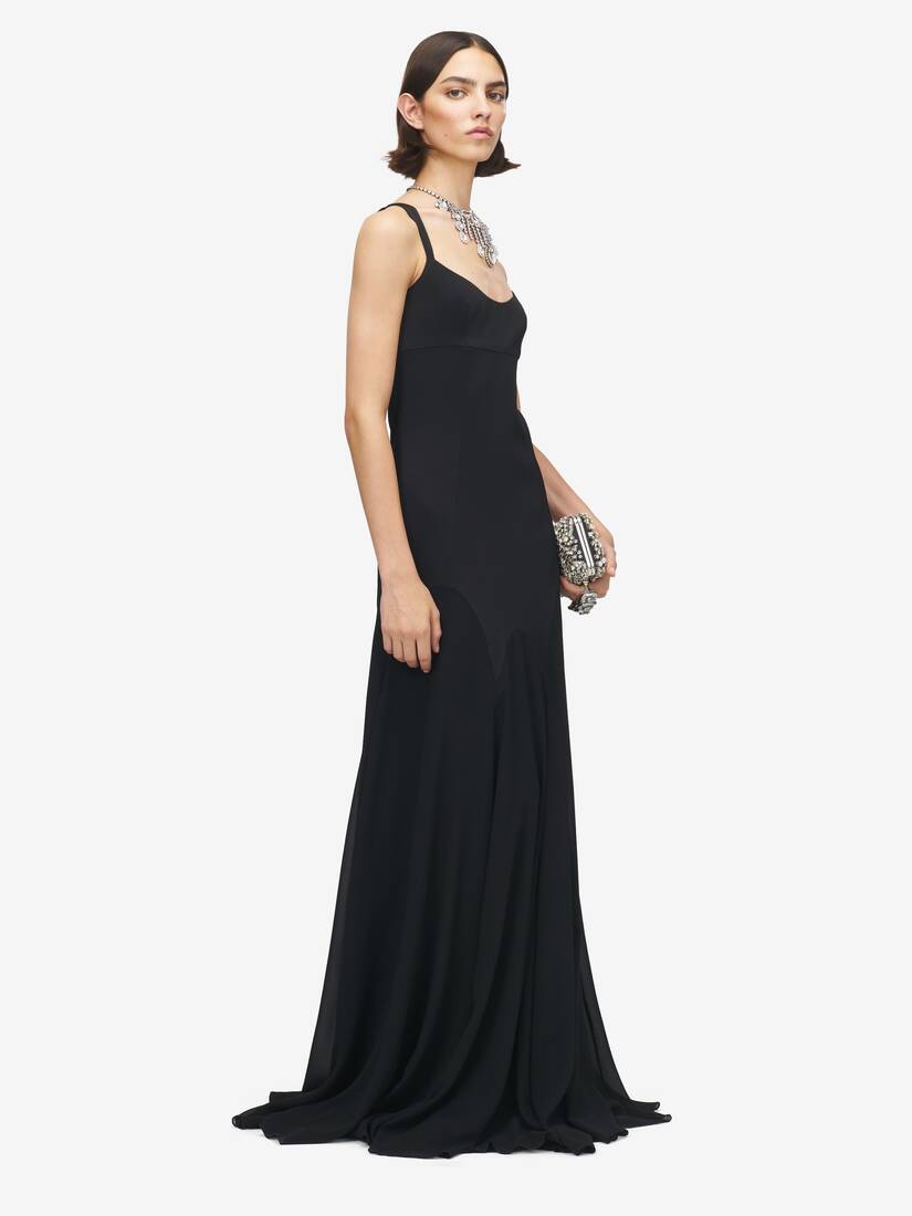 Satin Evening Dress | Alexander McQueen - image 3