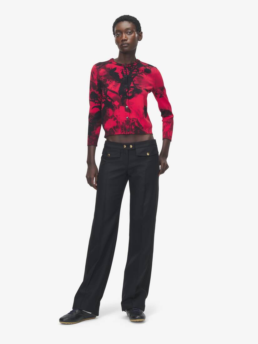 Floral Jacquard Cardigan | Alexander McQueen - image 2