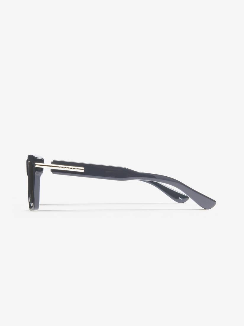 City T-Bar Rectangular Sunglasses | Alexander McQueen - image 4