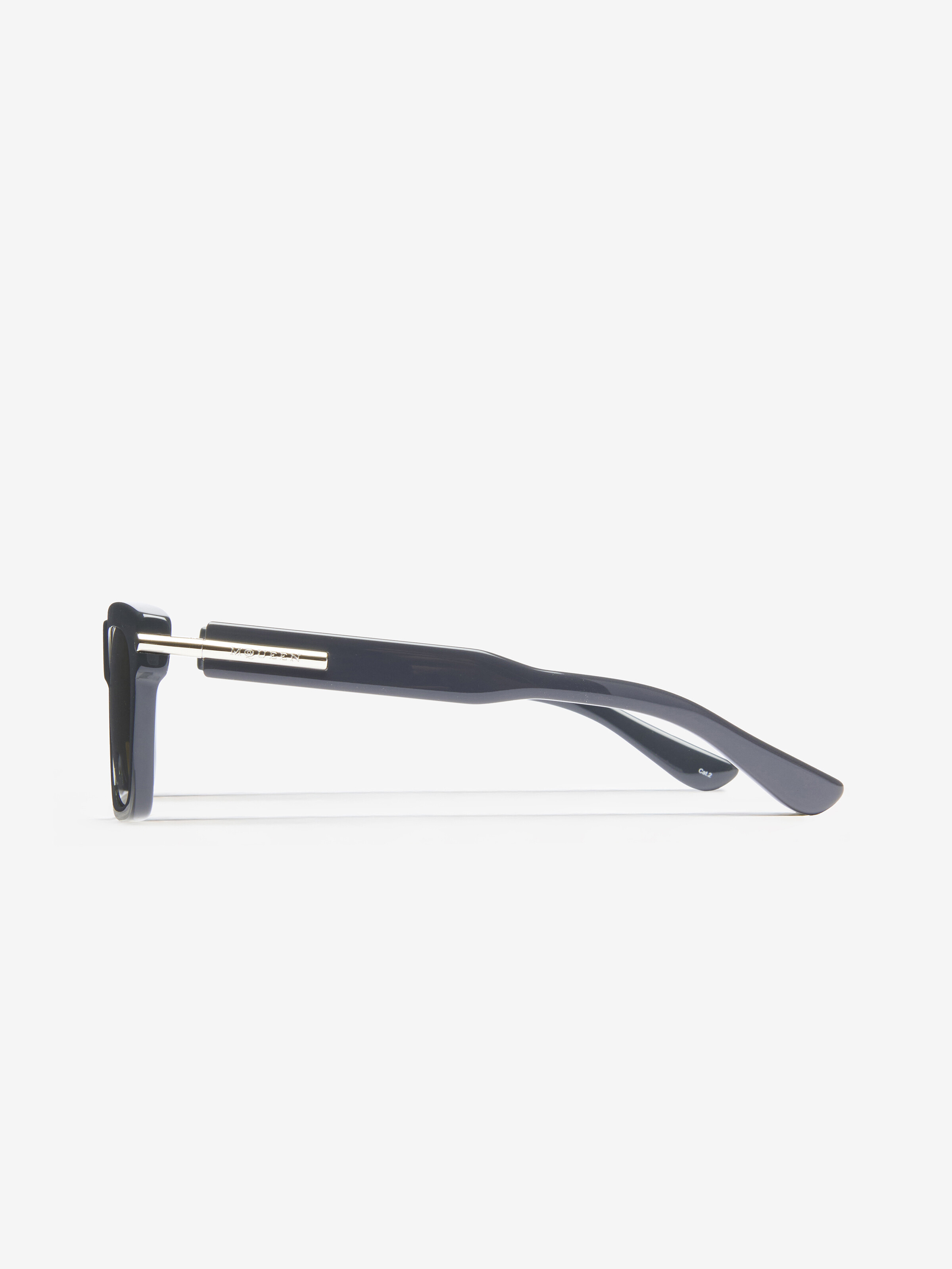 Lunettes De Soleil Rectangulaires,  T-Bar City pour Homme en Gris/Jaune in Acétate recyclé | Alexander McQueen - image 4