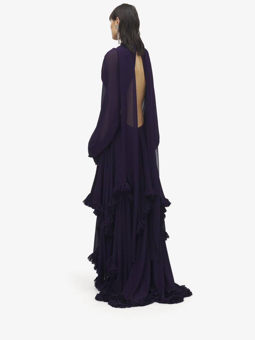 Draped Evening Dress