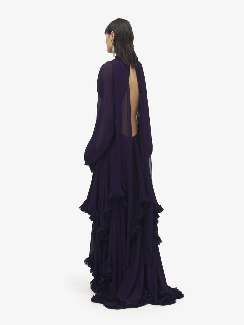 Draped Evening Dress | Alexander McQueen - image 4
