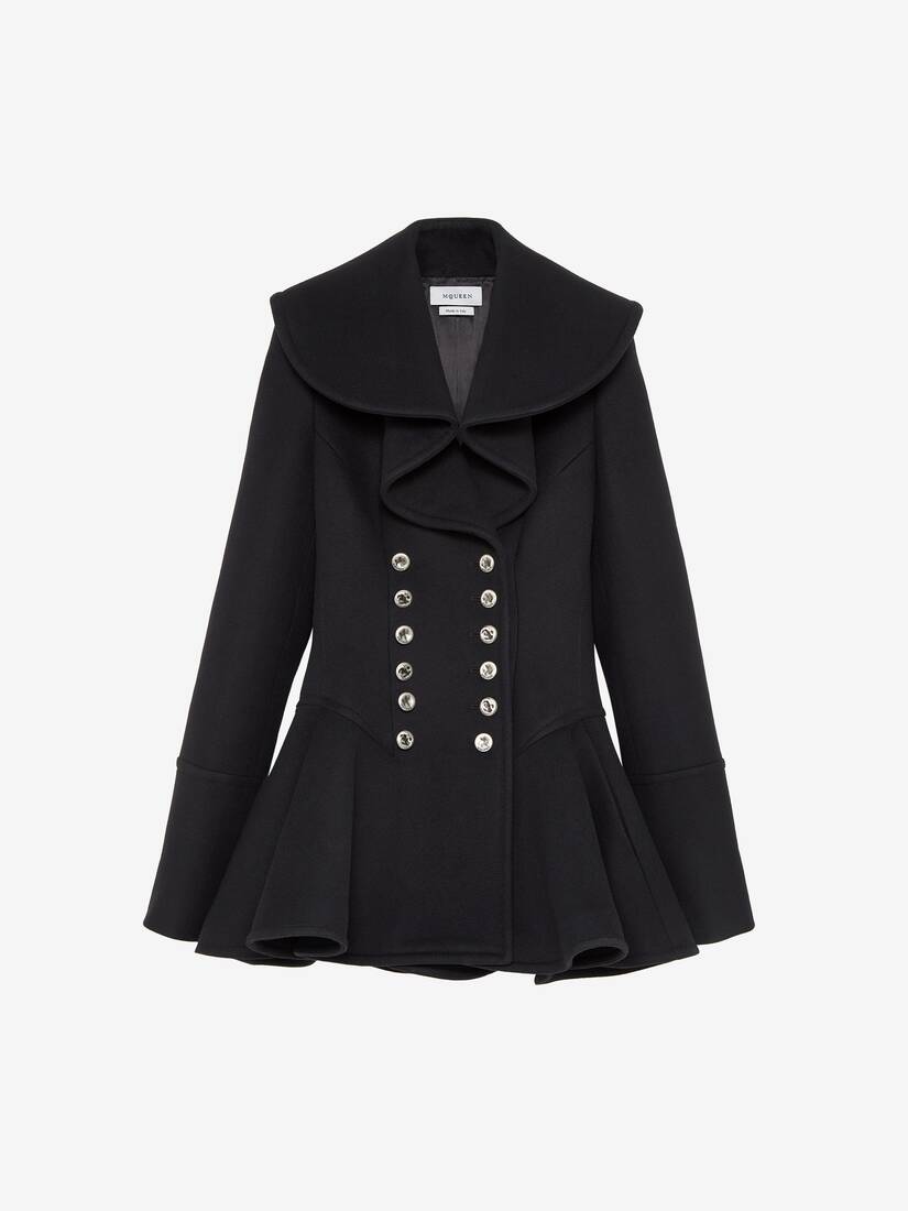 Waterfall Collar Coat | Alexander McQueen - image 1