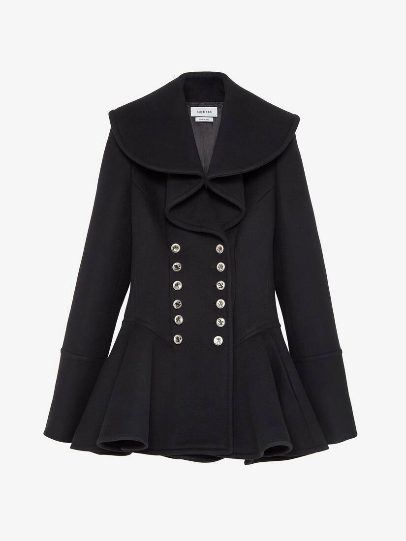 Waterfall Collar Coat | Alexander McQueen - image 1