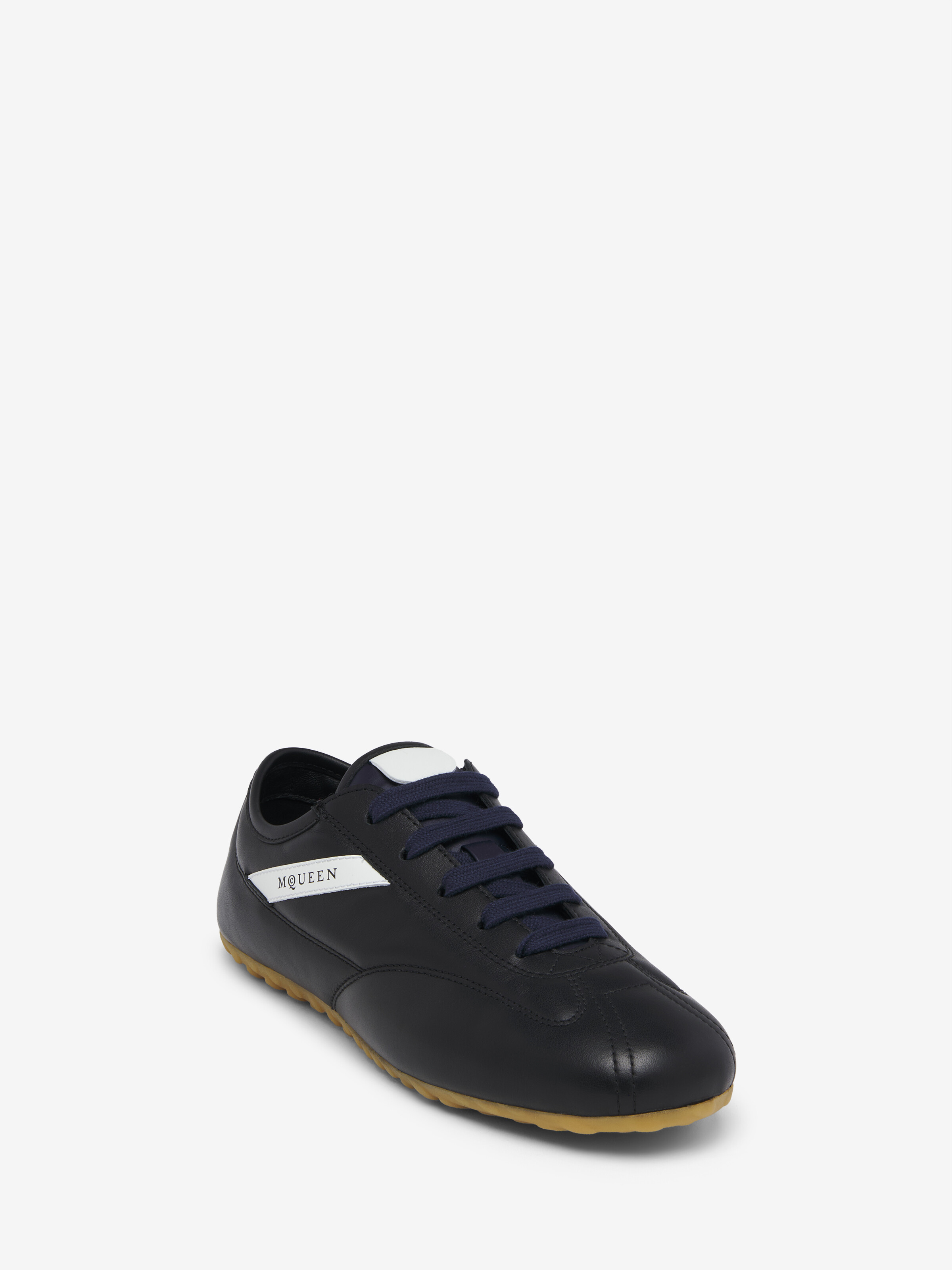 Women's Boxe Sneaker in Black in Calf Leather | Alexander McQueen - image 5