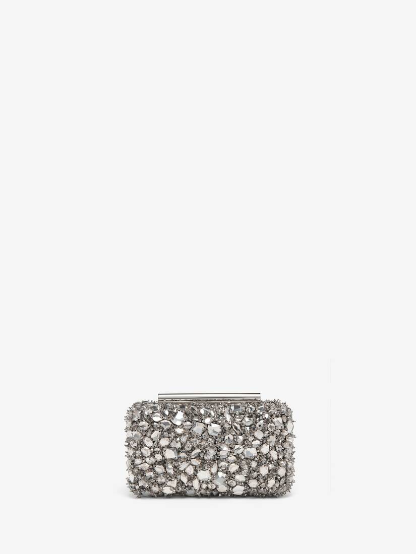 Crystal Embroidery T-Bar Box Clutch | Alexander McQueen - image 4