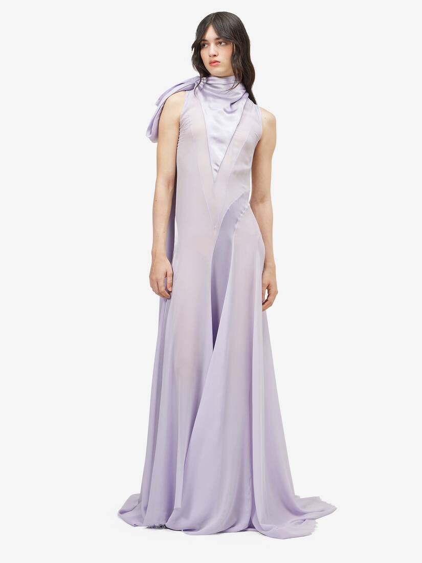 Shoulder Bow Evening Dress | Alexander McQueen - image 2